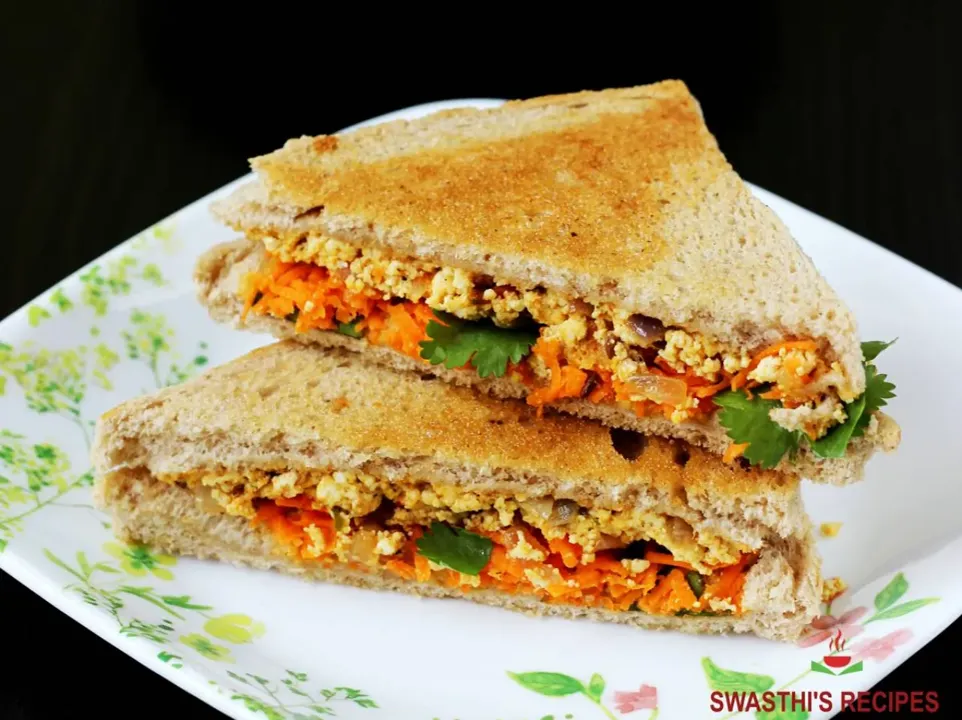 Paneer makhani sandwich
