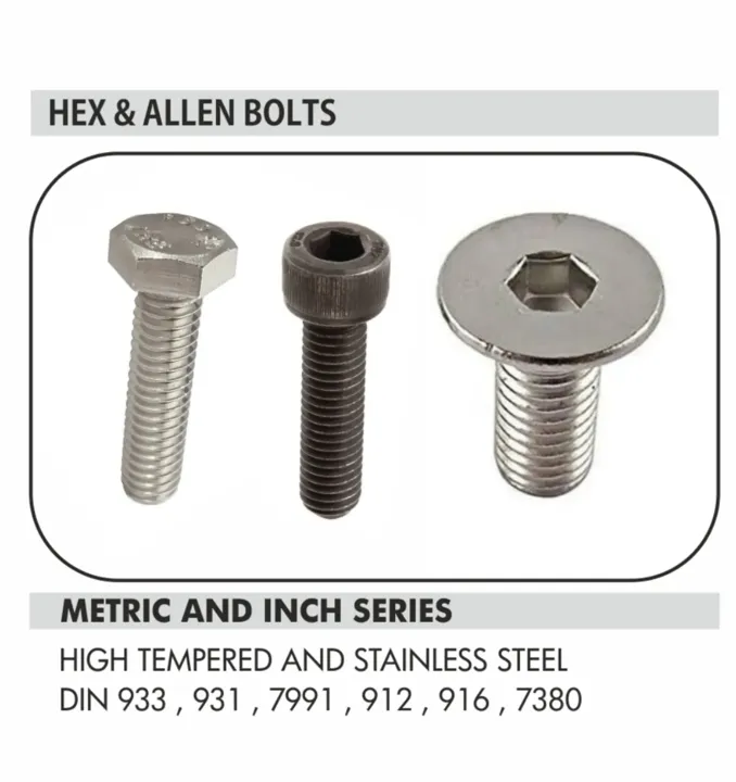 Hex & Allen bolts