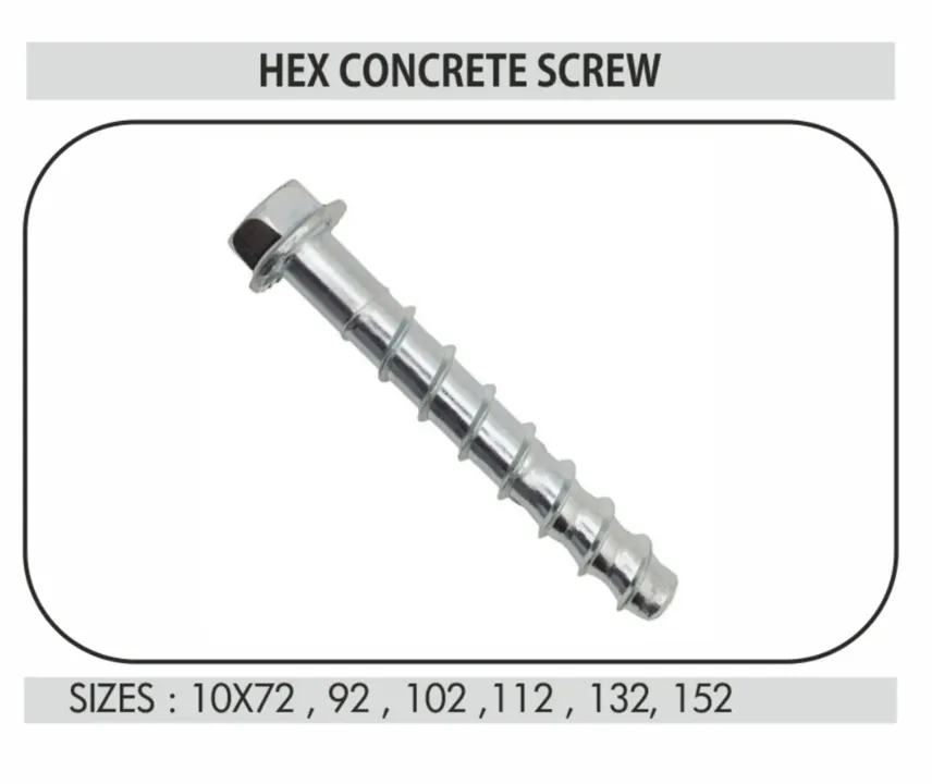Hex Concrete Screw