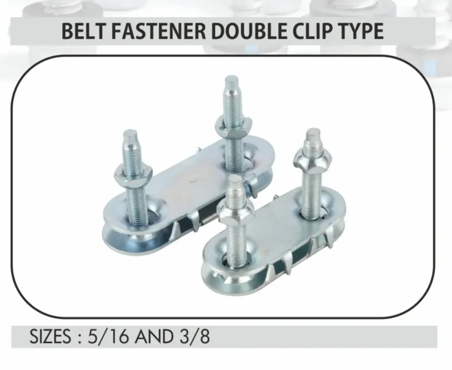 Belt Fastener Double Clip Type