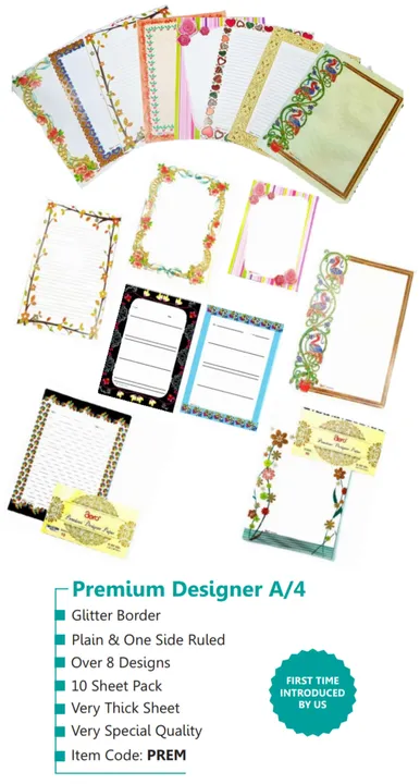 Premium Designer A/4