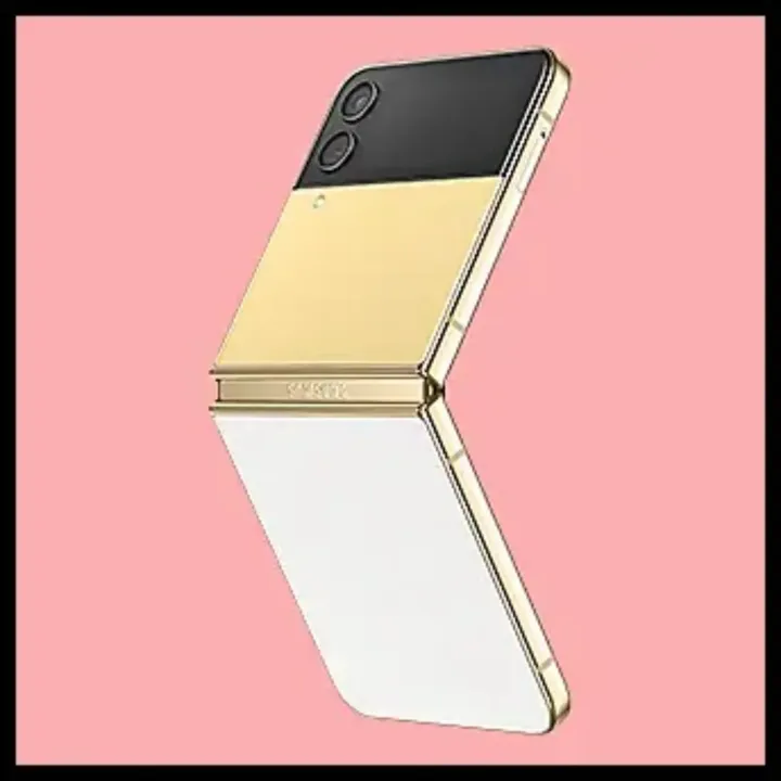 Galaxy Z Flip4 Bespoke Edition (Gold, Yellow & White)