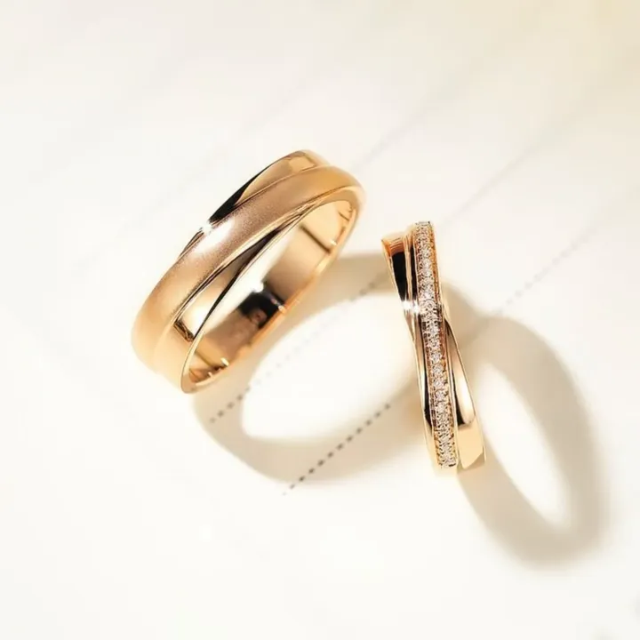 Gold Couple Rings