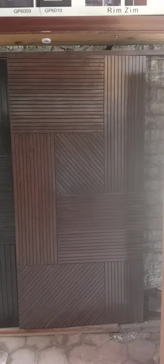 Teak Wood Polish Door