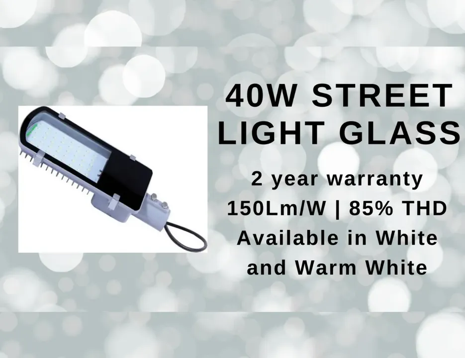 40W Street Light Glass