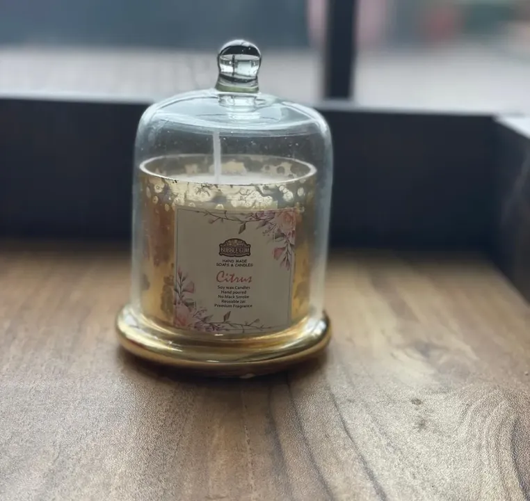 Bell jar candles