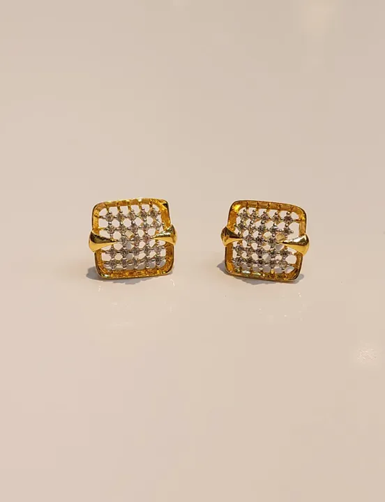 Stone casting earrings