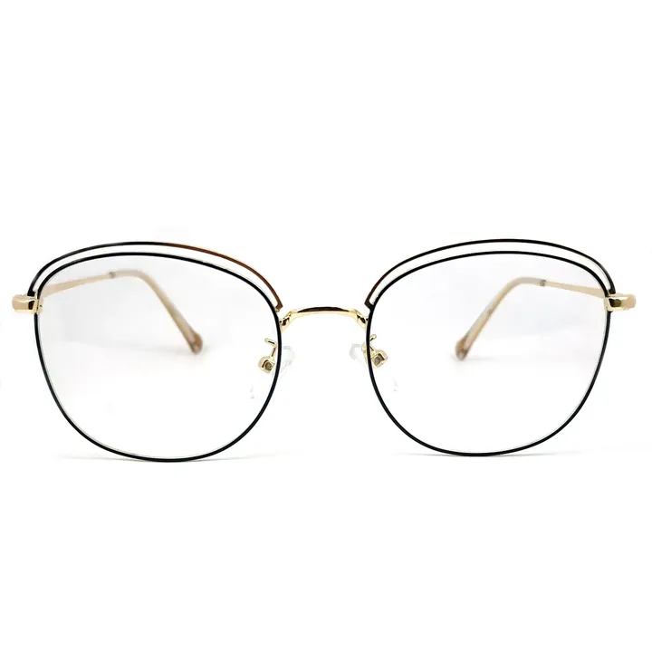 Vincent Chase Golden Eyeglasses | Full Rim | Unisex