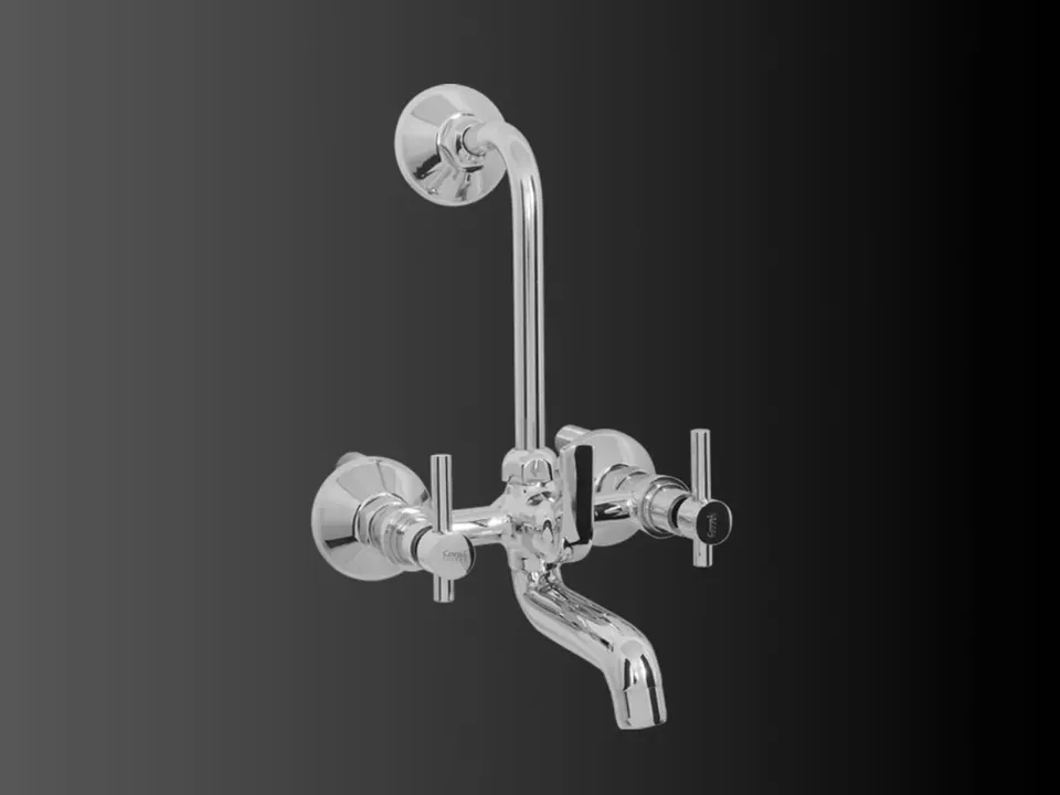Wall Mixer 2-in-1 With Bend