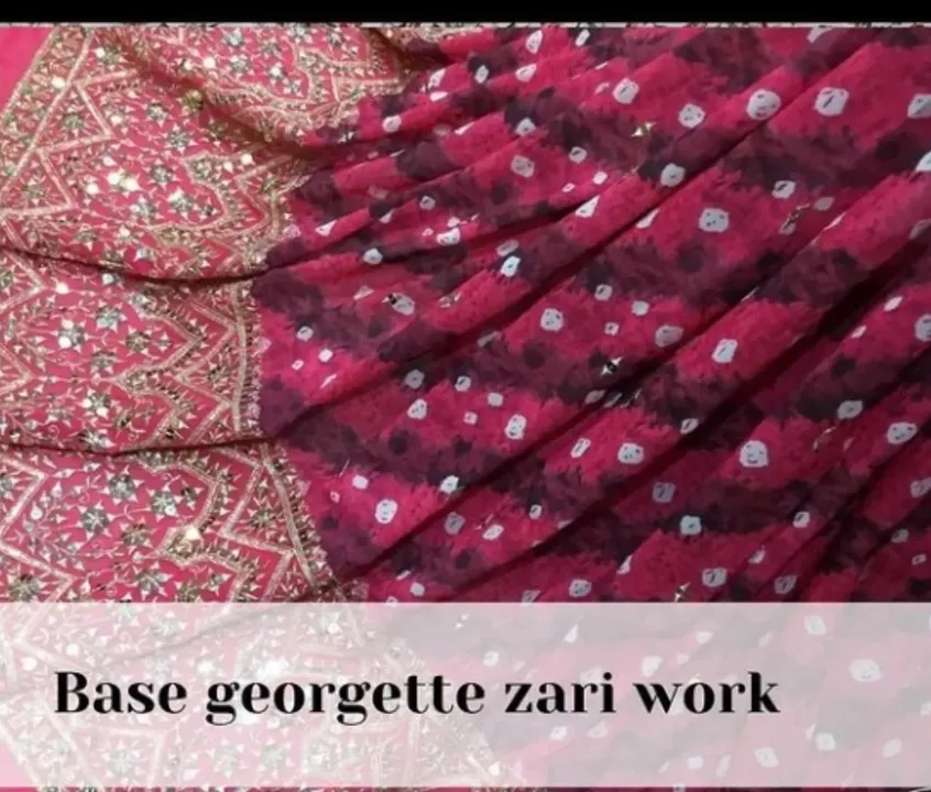 Base Georgette Zari Work