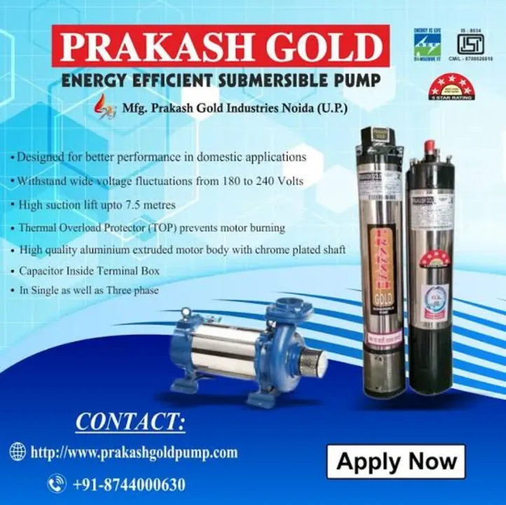 Prakash Gold Submersible Pump