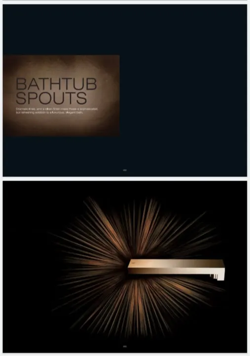 Bath tub spouts