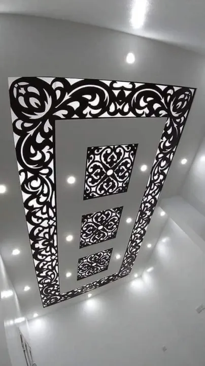 Zypsum board ceiling with acrylic