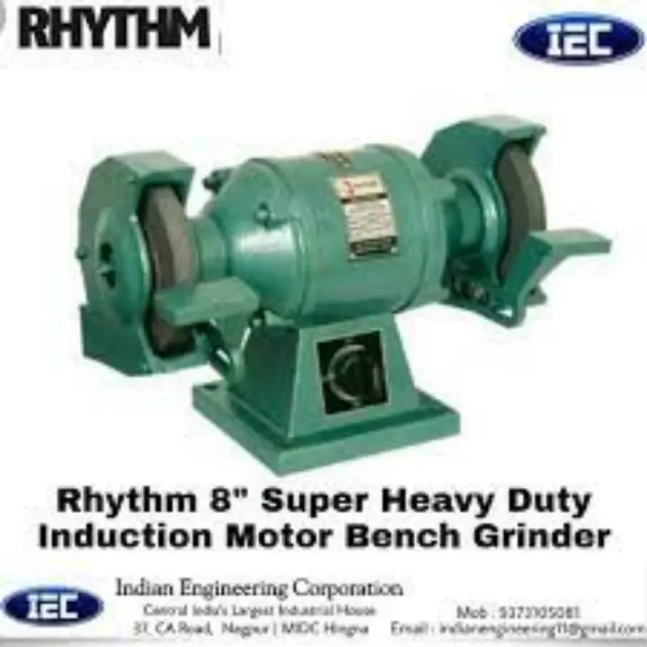 8 inch Rhythm Bench Grinders Induction Motor, 3450 Rpm, 0.75 Hp
