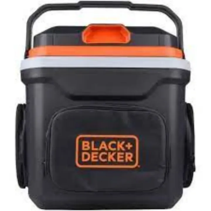 Black+Decker BDC24L-B1 24L Black & Orange Thermoelectric Portable Automotive Car Beverage Cooler & Warmer