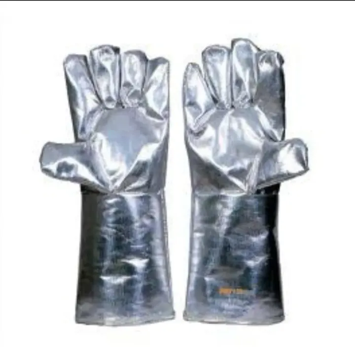 Alluminised Heat Resistant Gloves