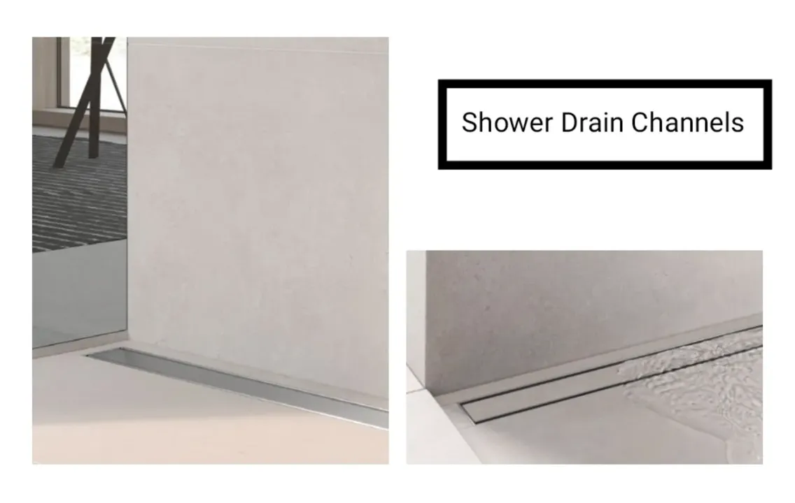 Shower Drain Channels