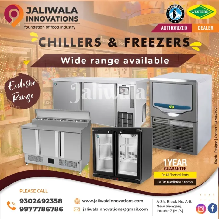 Chillers and Freezer