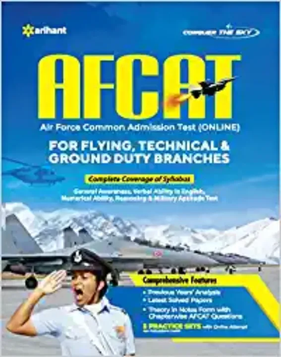 AFCAT online test for flying , technical , ground duty branches