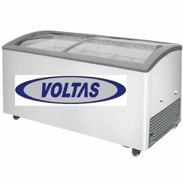 300 L Voltas Chest Freezer-300-L-Curved Glass Top
