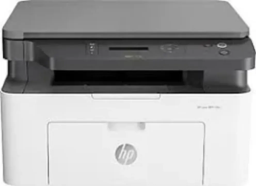 HP MFP 136a Multi-function Monochrome Laser Printer (White, Grey, Toner Cartridge)