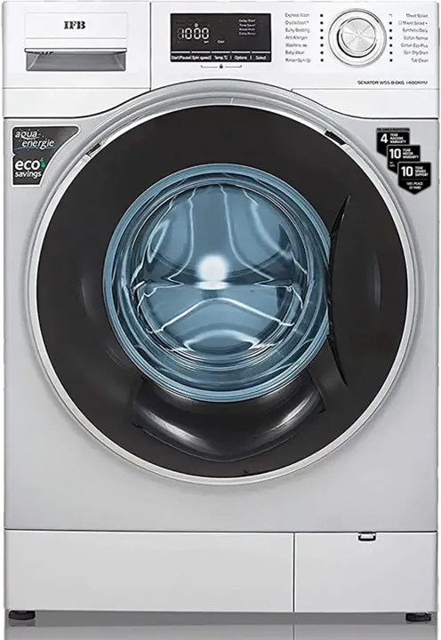 IFB 8 Kg 5 Star Front Load Washing Machine 2X Power Steam (SENATOR VXS 0812, Silver, In-built Heater,