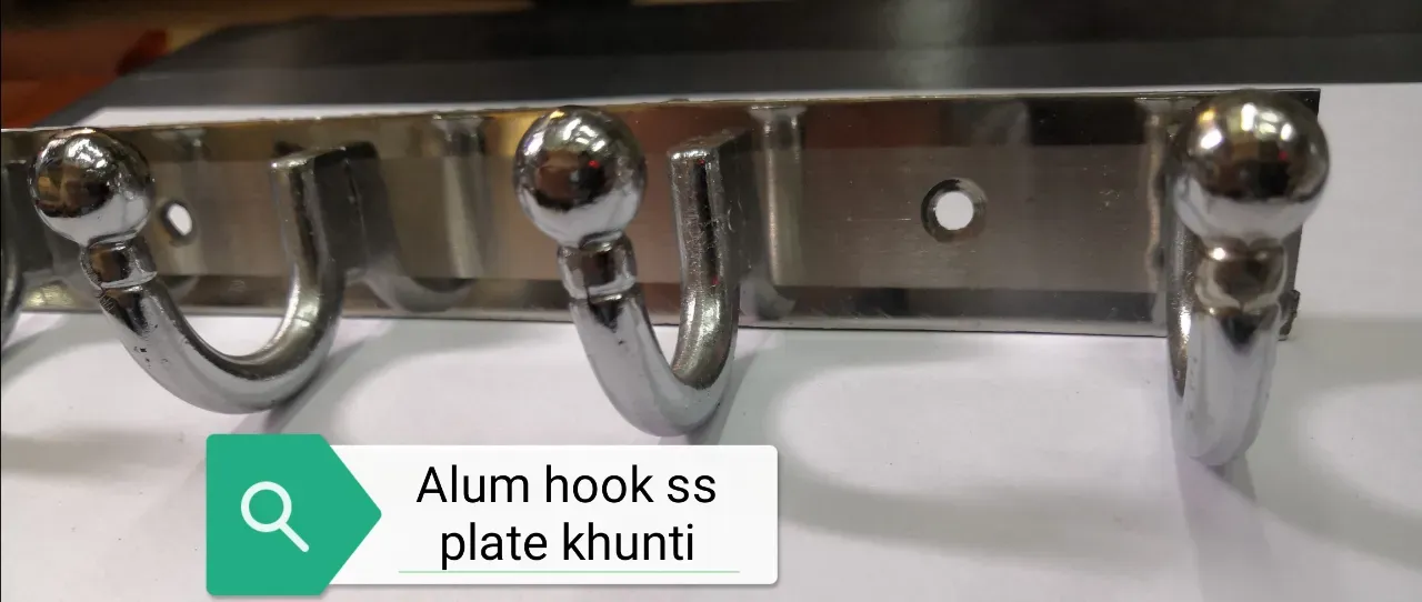 Aluminium hook ss rod
