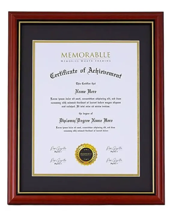 Certificate Frames