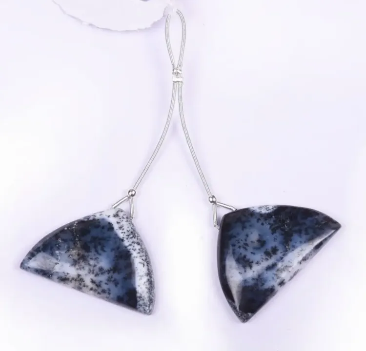 AAA Quality Dendrite Opal Pair For Earring