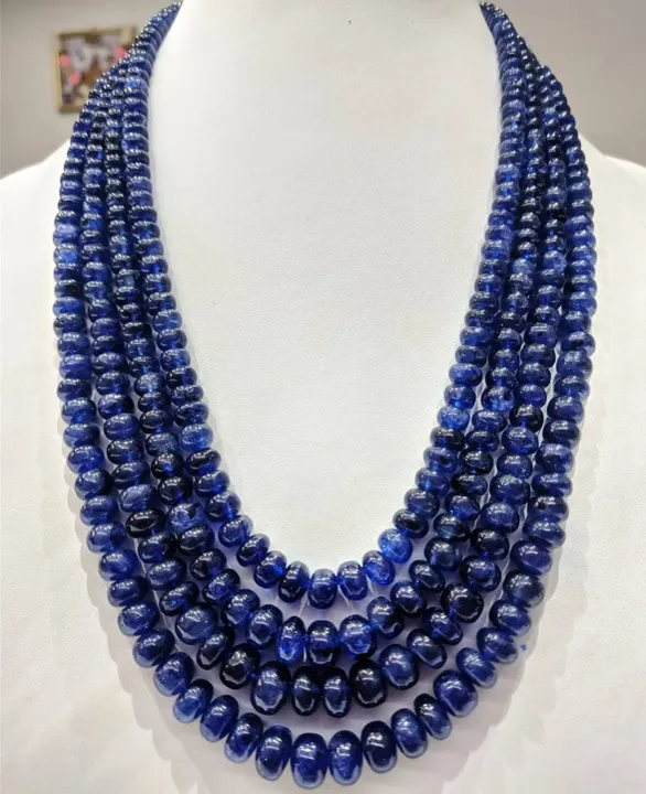 Blue GF Plain Beads