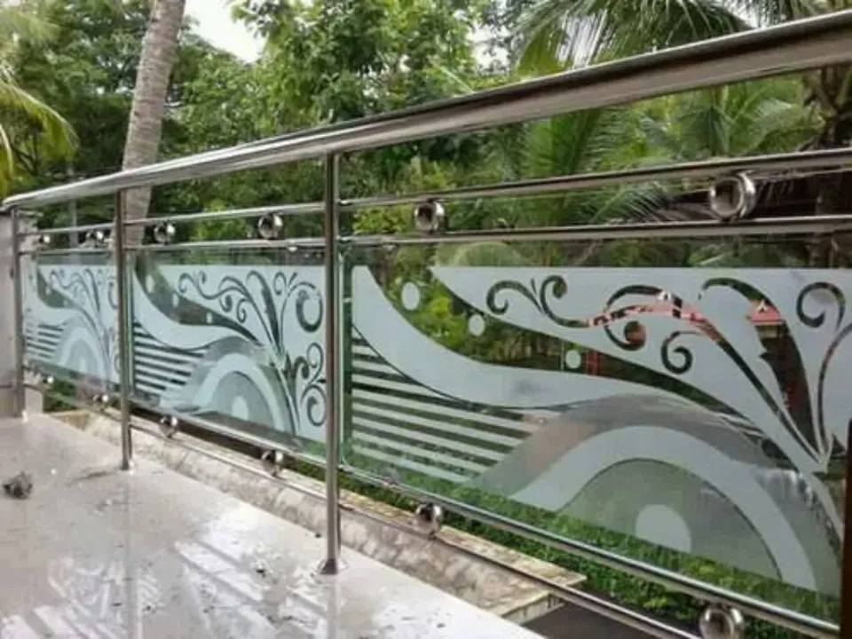 Glass railing work