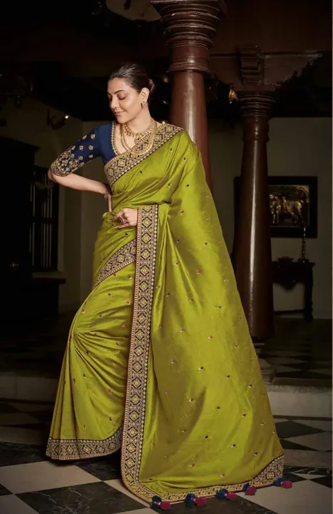 Fancy Embroidery Saree