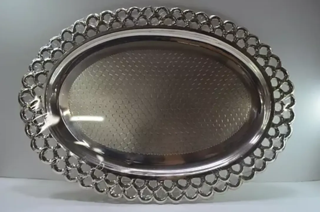 Silver Spherical Plate