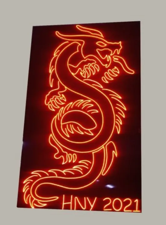Dragon Shape Neon LED Sign Board