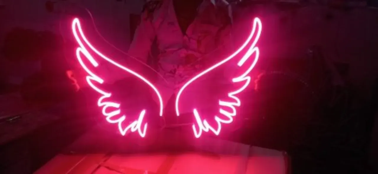 Wings Shape Neon LED Signage