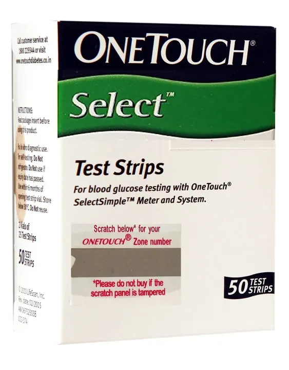 OneTouch Select Test Strips Pack 50's