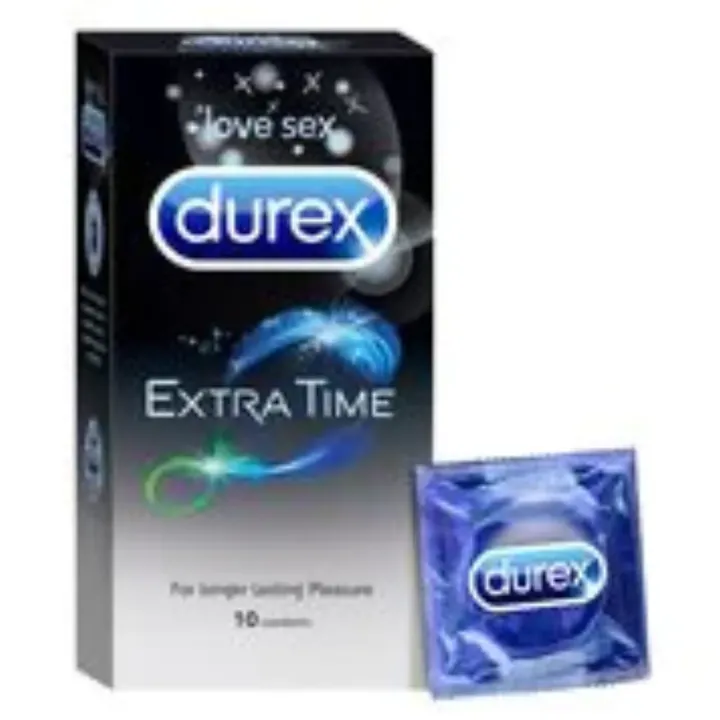 Durex Extra Time Condoms, 10 Count