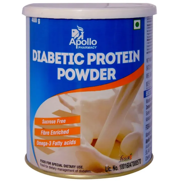 Diabetic Protein Powder, 400 gm Tin