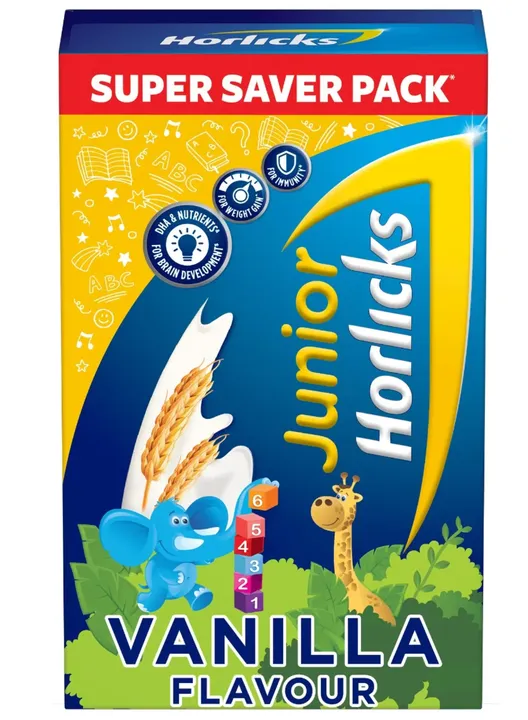 Junior Horlicks Vanilla Flavoured Health & Nutrition Drink, 1 kg Refill Pack