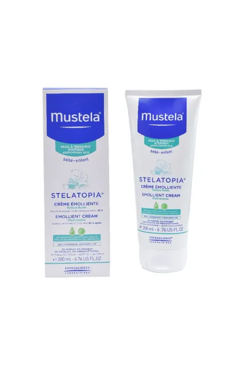 Mustela Stelatopia Emollient Cream For Babies, 200 ml