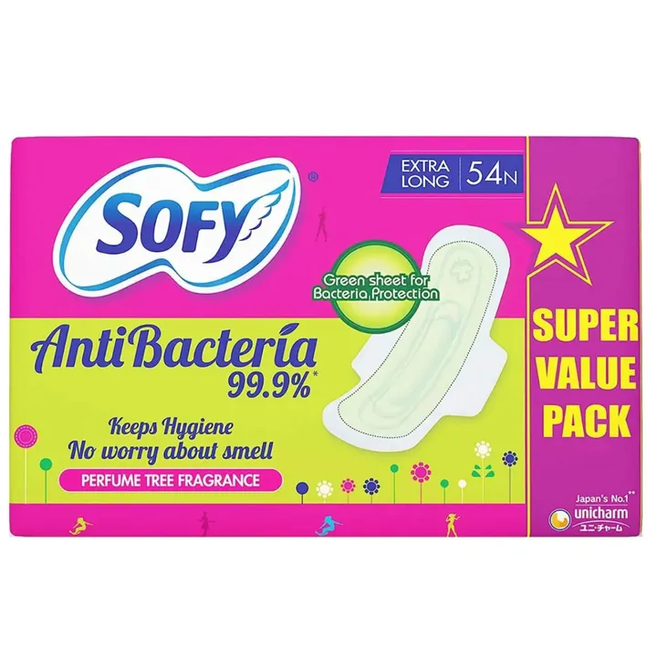 Sofy Antibacteria Exta Long Pads 54