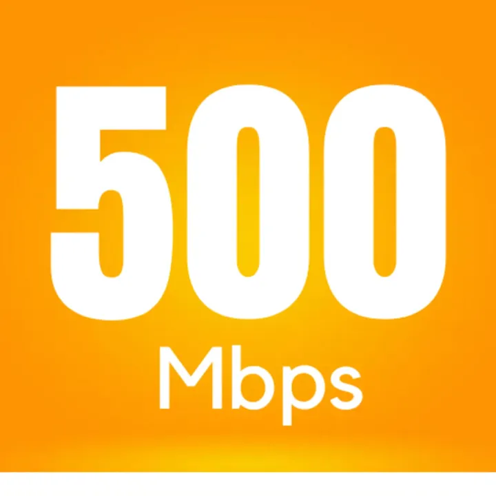 Upgrade to 500 Mbps