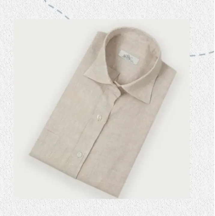 Chromatic Pallet 100% Linen Fabrics Shirt