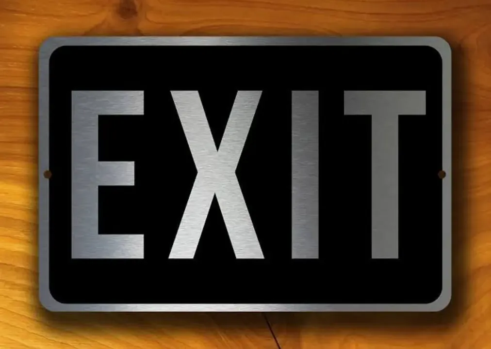 Exit Sign Plates