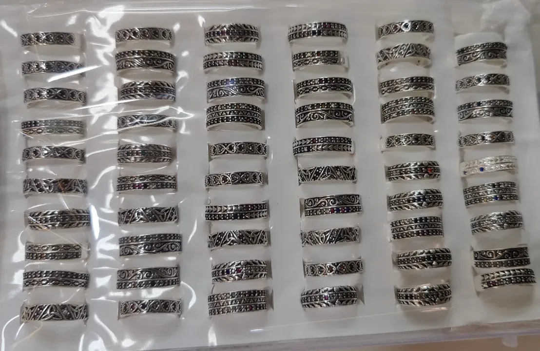 ROUND SILVER RINGS