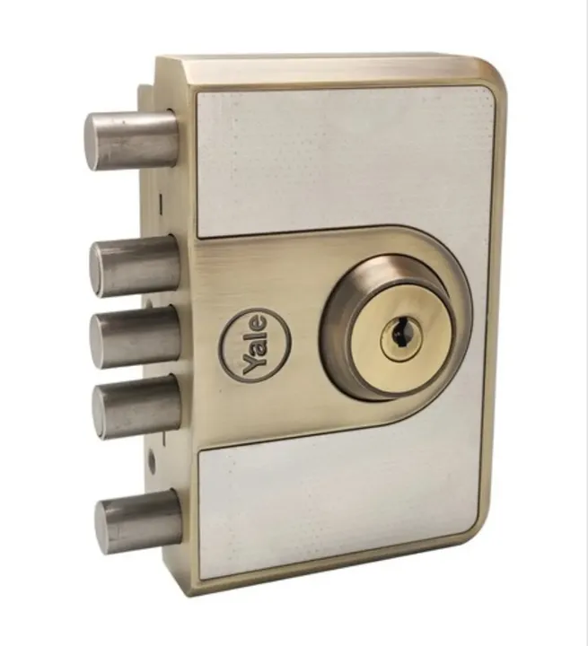 CBD-Cinco 500 Series 5 Dead Bolt Lock, Both Side Keys, Antique Brass