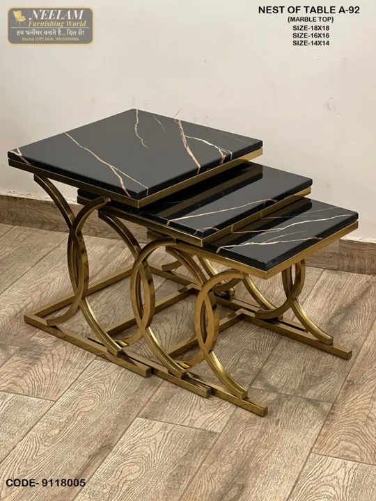 SS Side Table Set