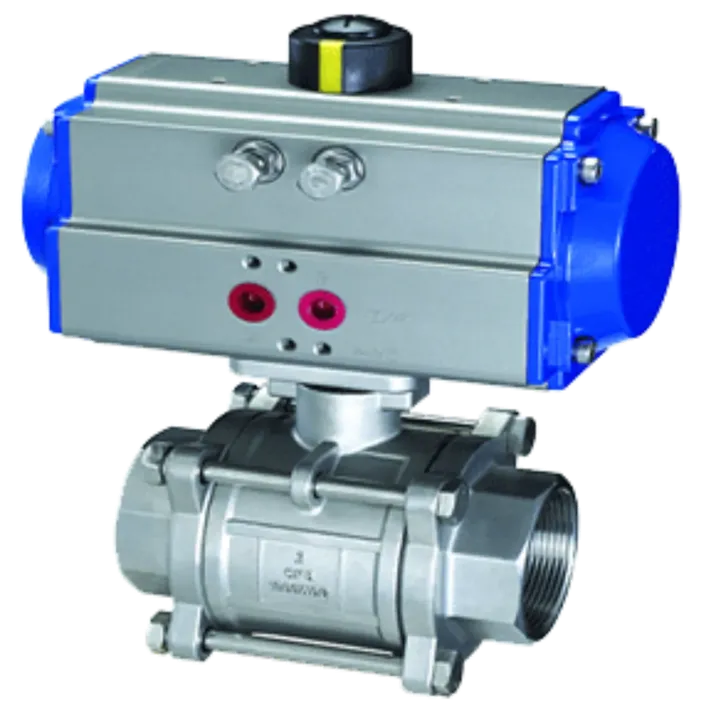 Ball Valve With Pneumatic Accurator