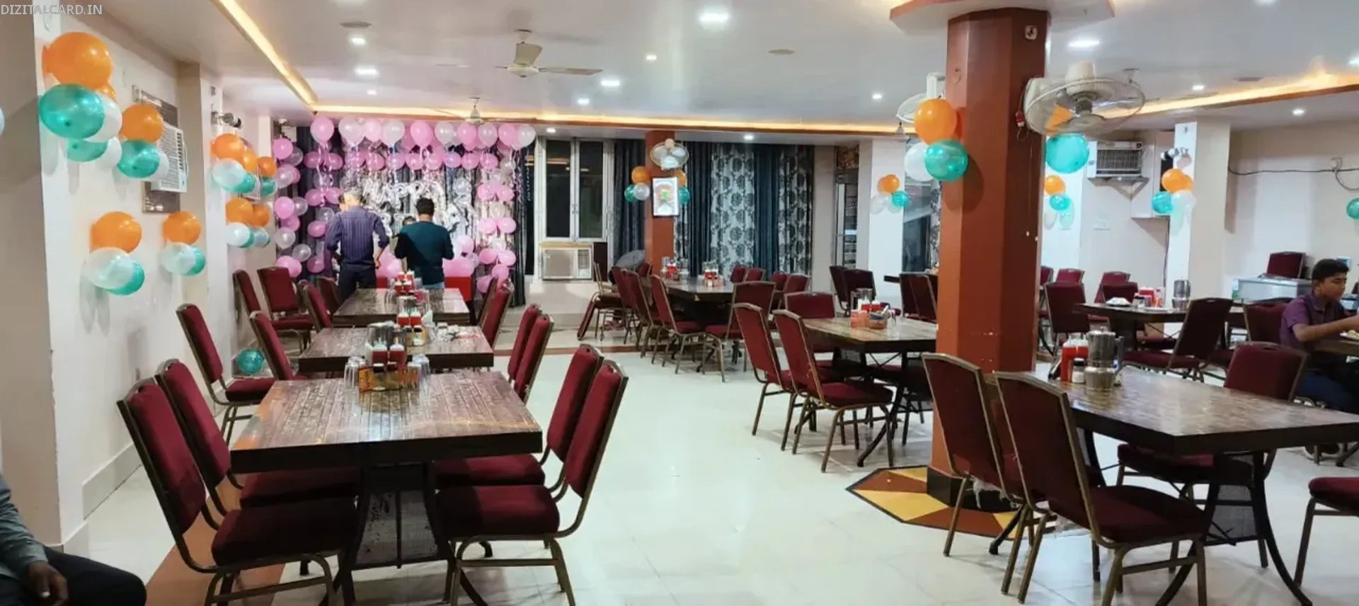 Om Plaza Restaurant Inside View