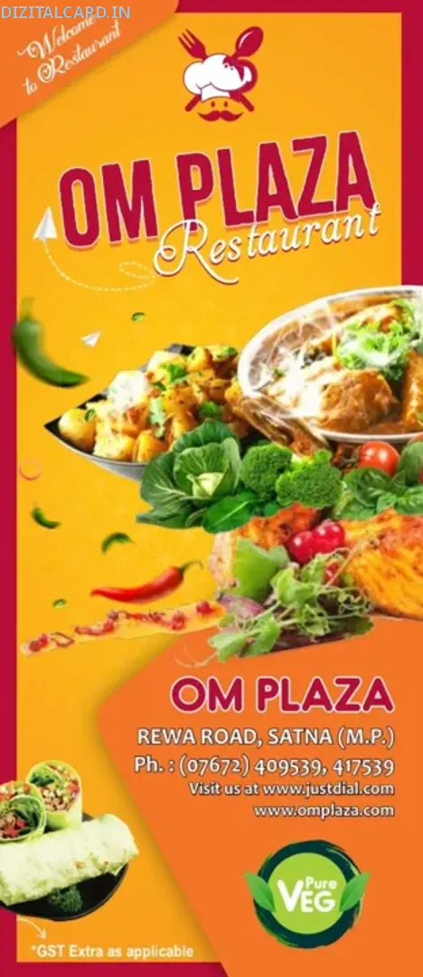 Om Plaza Restaurant Menu